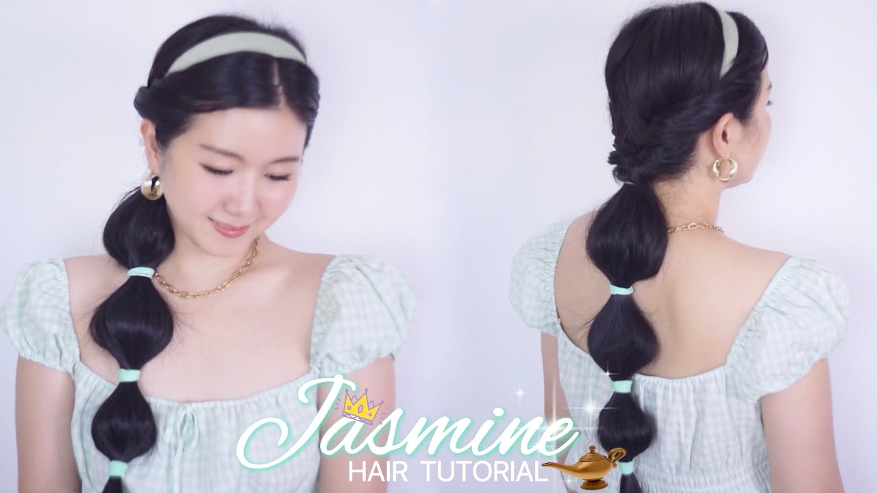 How to: ทำผมเจ้าหญิงดิสนีย์ “จัสมิน” อาลาดิน Jasmine hair tutorial