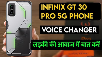 Infinix Gt 30 pro voice changer setting | Infinix gt 30 Pro ladki ki avaj kaise nikale