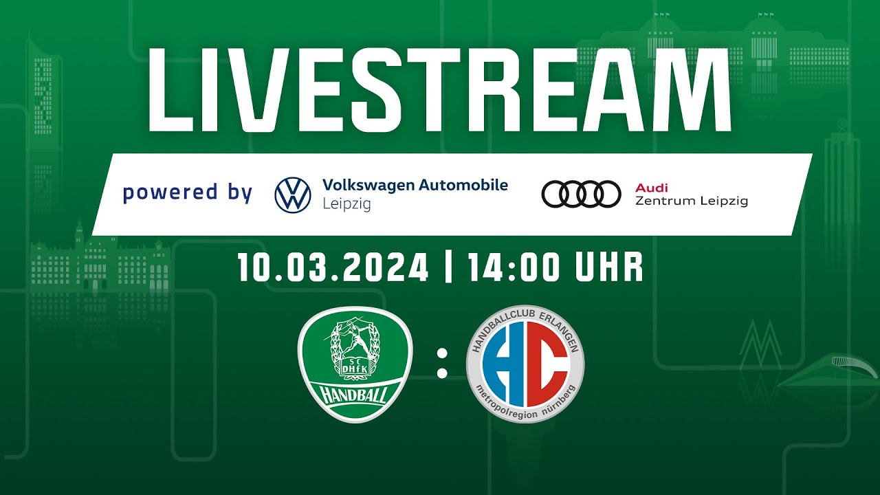 Handball U19 Bundesliga LIVE: SC DHfK Leipzig - HC Erlangen