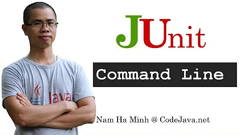 How to compile and run JUnit tests in command line