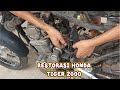 PAINT RESTORATION HONDA TIGER "SS" 2000😂😂 (full bongkar pasang)