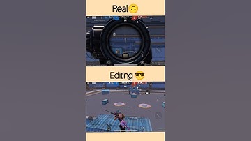 Real vs Edited Sniper Shot 🔥 | Quick Scope Headshot in BGMI #shorts #bgmi