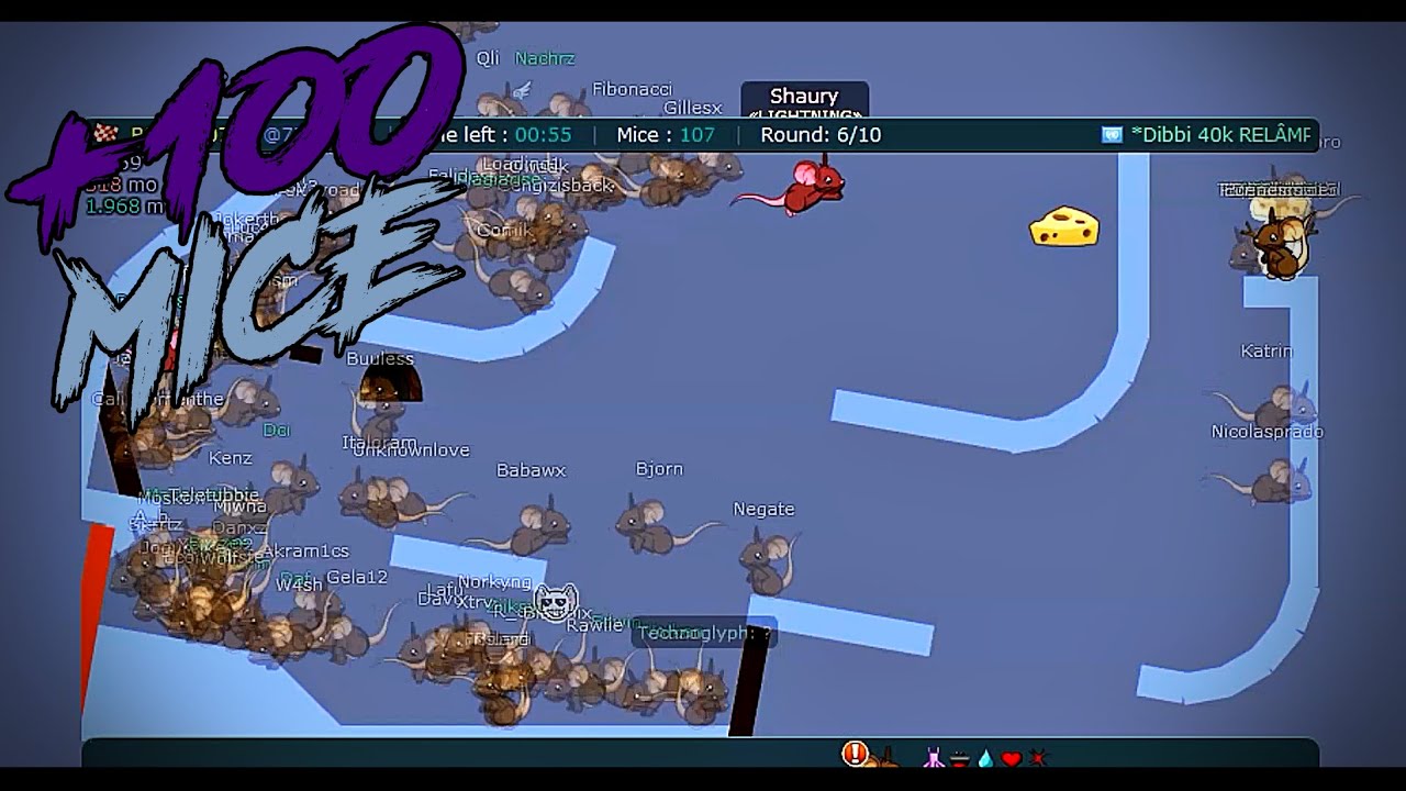 Transformice - Brkrmn (+100 MICE) Racing Gameplay 