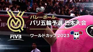 【ワールドカップバレー2023】FIVBパリ五輪予選　日本大会開催！