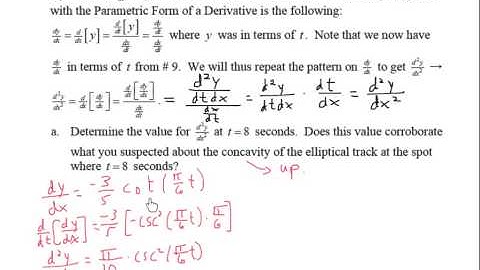 Video Lesson - Chapter 10 - Parametric Equations, Vectors & Polar Equations - Part 2