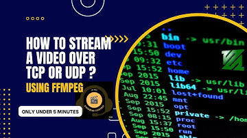 How to Setup a Listening TCP or UDP  Connection with FFMPEG | How to Stream a Video over TCP or UDP