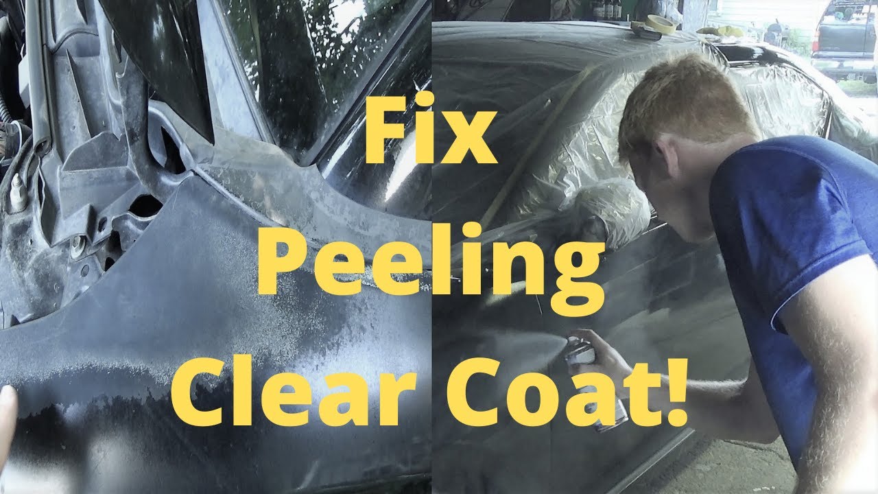 How to Fix Peeling Clear Coat On Your Car! Repair It Yourself! - YouTube