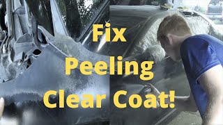 How to Fix Peeling Clear Coat On Your Car! Repair It Yourself!