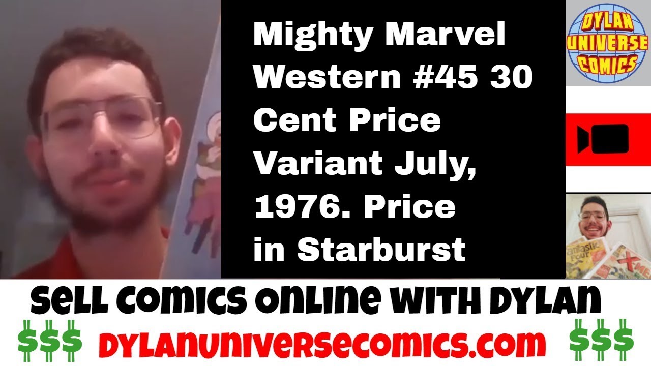 Mighty Marvel Western 45 30 Cent Price Variant-1976. Price in Starburst