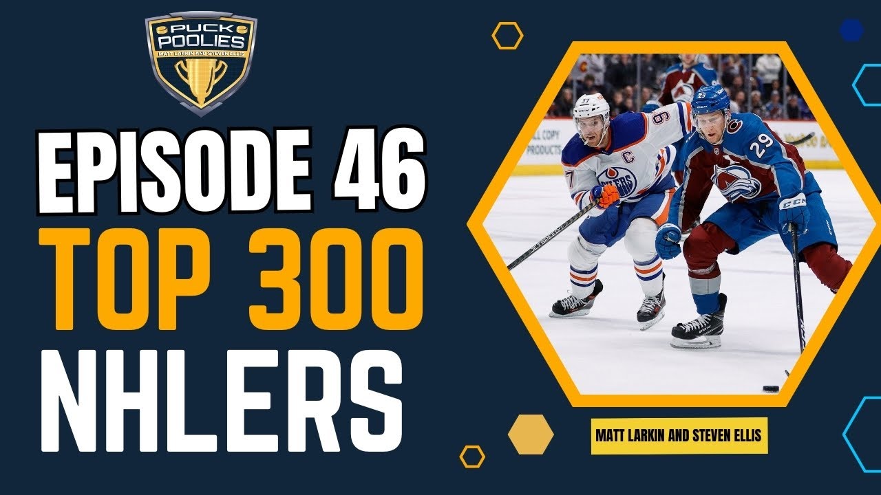 Puck Poolies Podcast Midseason NHL Top 300 Players YouTube