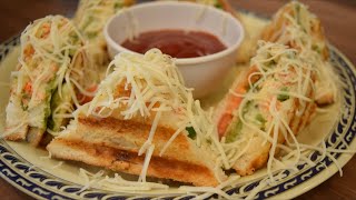 Cheese sandwich is popular in all over the world. everyone loves
cheese. it easy and fast to make. when you heat melts can't be abl...