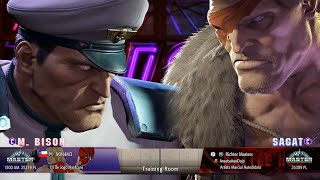 Street Fighter 6 - N0N4M3 (M. Bison) vs Richter Masters (Sagat)