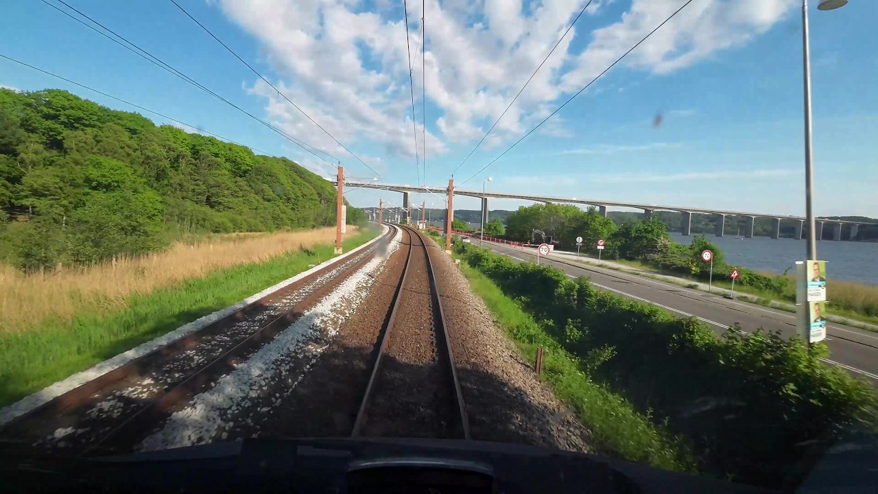 4K Førerrumsvideo / Cabride (Denmark, 2024): Fredericia - Aarhus H.