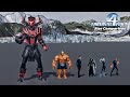 Fantastic Four 2007 Size Comparison | 3D Animation