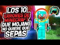 ❌ Los 10 ERRORES de Minecraft que MOJANG NO QUIERE que sepas!