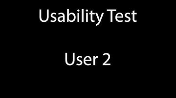 Usability Test of Low Fidelity Prototype