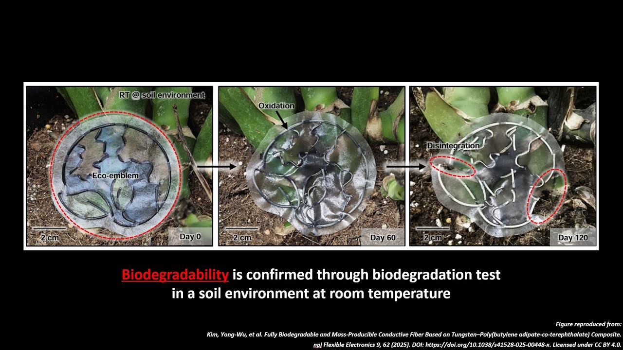 Wear It, Use It, Bury It: Biodegradable Fiber Electronics for Sustainable E-Textiles