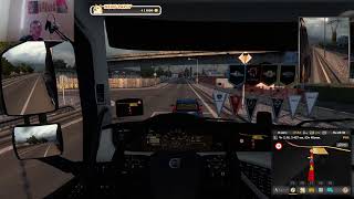 Ночная доставка грузов в Euro truck simulator 2