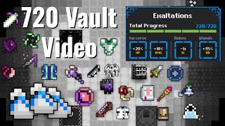 RotMG  What does a vault look like after 720 exalts?