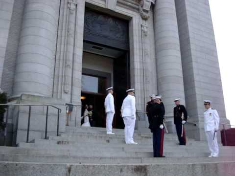 Heg wedding at U.S. Naval Academy chapel, Annapolis, MD on 23JAN2010. Congratulations!