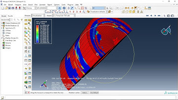 Simulation TNT explosion inside the rock in Abaqus