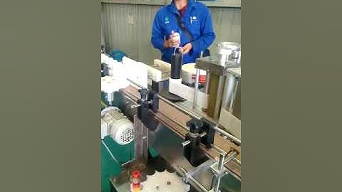 Commissioning mesin labeling botol