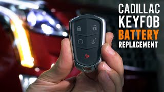 NEW Cadillac Key Fob Battery Replacement: THE CORRECT WAY (XT4 XT5 XT6 SRX CTS XTS ATS Escalade)