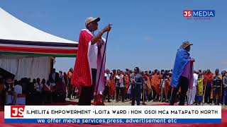 Hon Abraham Osoi Mca Matapato North At Loita Ward During The Ilmelita Empowerment