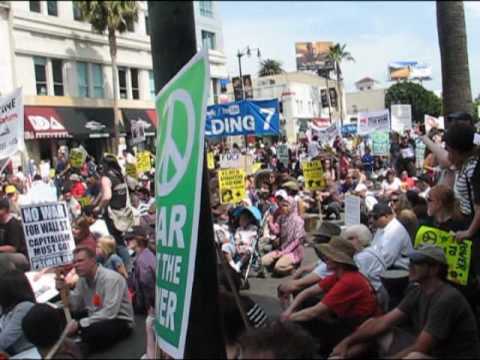 March 20, 2010 L.A. Anti-war protest, Ron Kovic