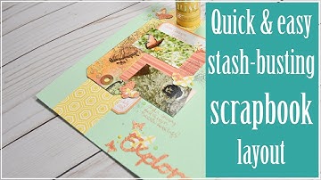 Bash your scrapbook stash in 20 minutes