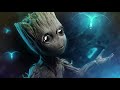 Free Animated Wallpaper HD  baby groot, 4k, hd, superheroes