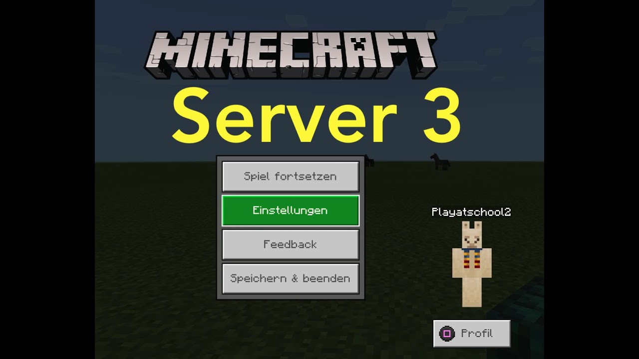 Minecraft PS4 Server Aufbau Teil 3 Scoreboard Sidebar Einfach