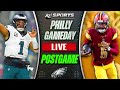 Eagles LOSE To Commanders!!! Jalen Hurts INJURED, DeVonta Smith BRUTAL Drop!!!