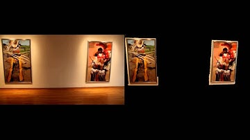 Segmentation of paintings from video