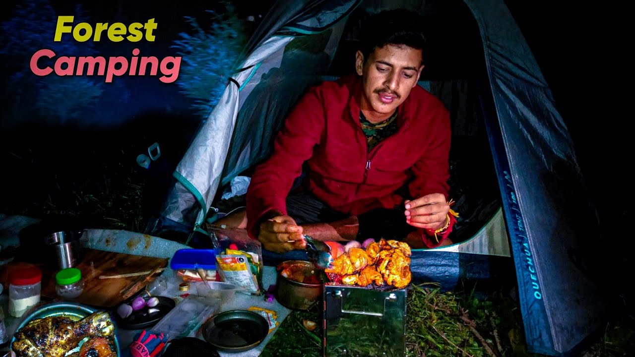 Night Camping In Uttarakhand Forest Forest Camping In India Unknown
