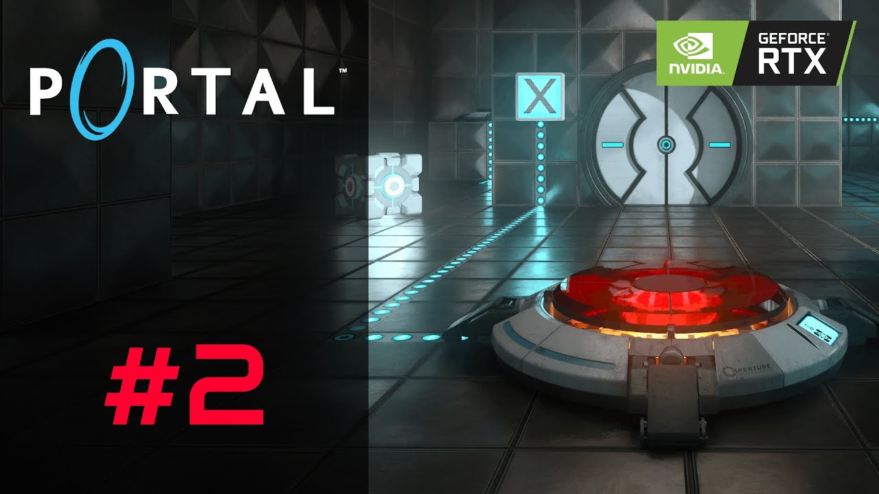 Portal RTX - Let's Play 0002 - Trial and Error - YouTube