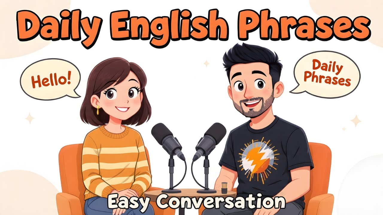 Learn Daily English Phrases | Easy English Conversation for Beginners ...