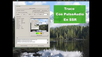 Como grabar el audio del microfono y sistema en Simple Screen Recorder con PulseAudio