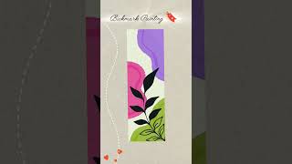 Easy Bookmark ideas 😍🔖#shorts #painting #bookmark