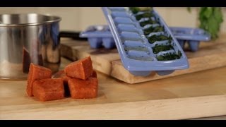 A Genius Way to Use an Ice Cube Tray | Kitchen Solutions | Food How To Resimi