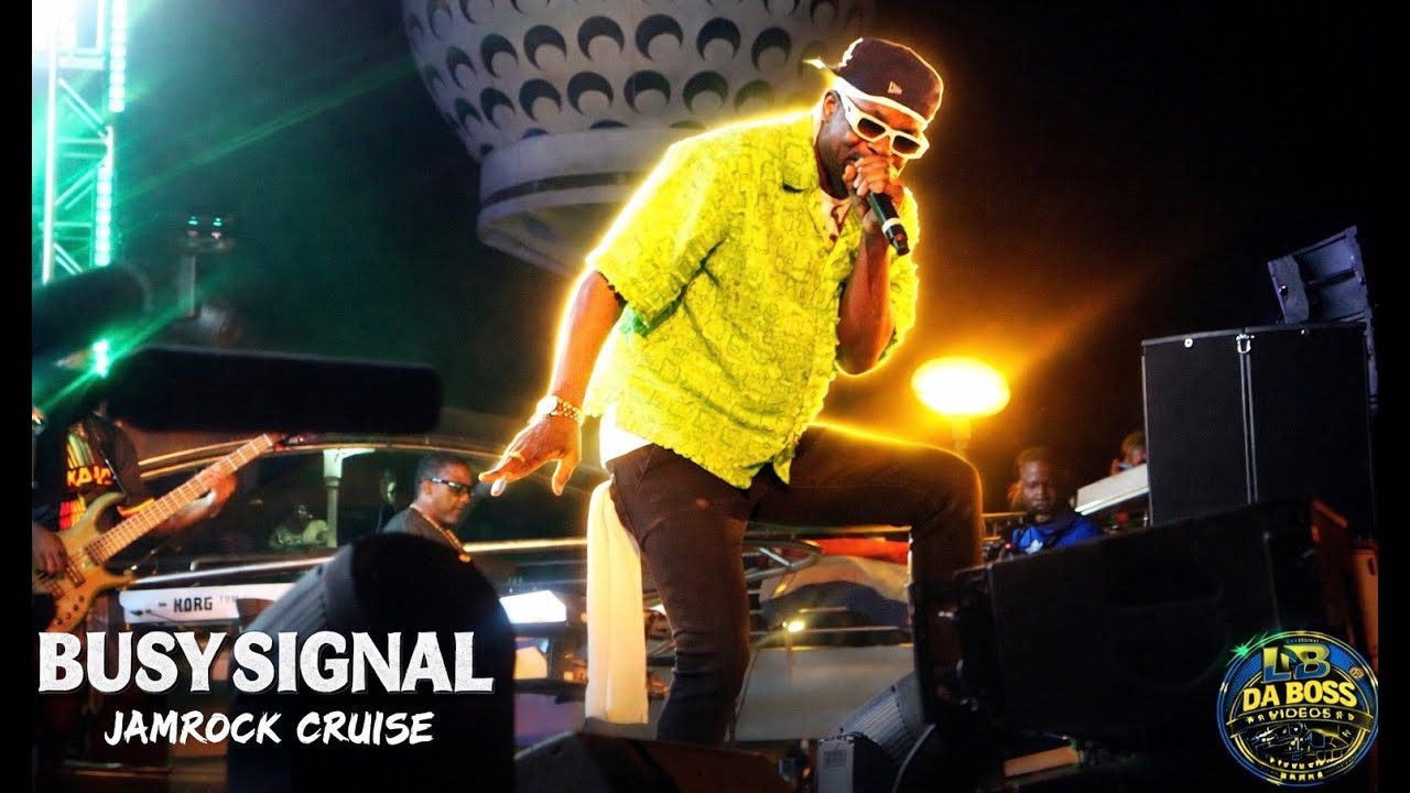 Busy Signal Brings Pure Energy to Jamrock Cruise | Live Performance 