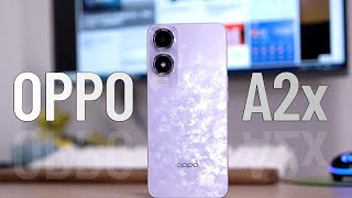 Oppo A2x Unboxing : 6.56 inches 90Hz display, Dimensity 6020, 256GB storage ,13 MP Dual cameras