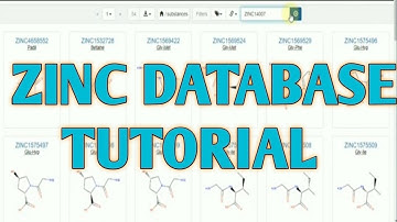 Zinc Database tutorial ll xgene and proteinx
