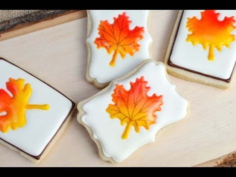 Fall Leaves Cookies