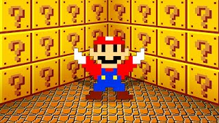 Can Mario Collect 999 Lucky Blocks In New Super Mario Bros.Wii?? | Game Animation