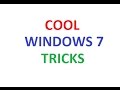 *Windows 7 Cool Features*