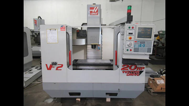 Haas VF-2 CNC Vertical Machining Center with 2-Speed Gearbox and Thru Spindle Coolant