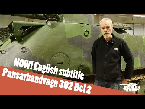NEW! English subtitle | Pansarbandvagn 302 Del 2| Arsenalen, Swedish tankmuseum.