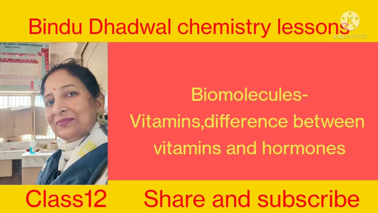 BiomoleculesVitamins, difference between vitamins and hormones, Bindu