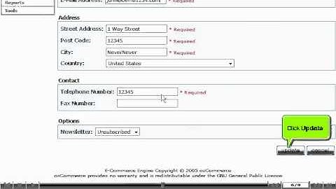 Manage your customers in osCommerce by VodaHost web hosting